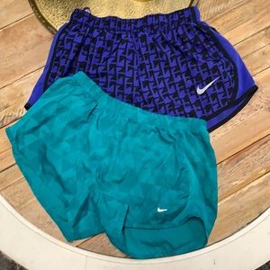 2 pair of Nike running shorts